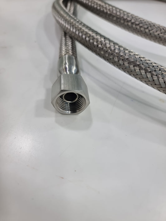 SS 304 FLEXIBLE HOSE ASSEMBLY 1/2" X 1 MTR. FEMALE BOTH END